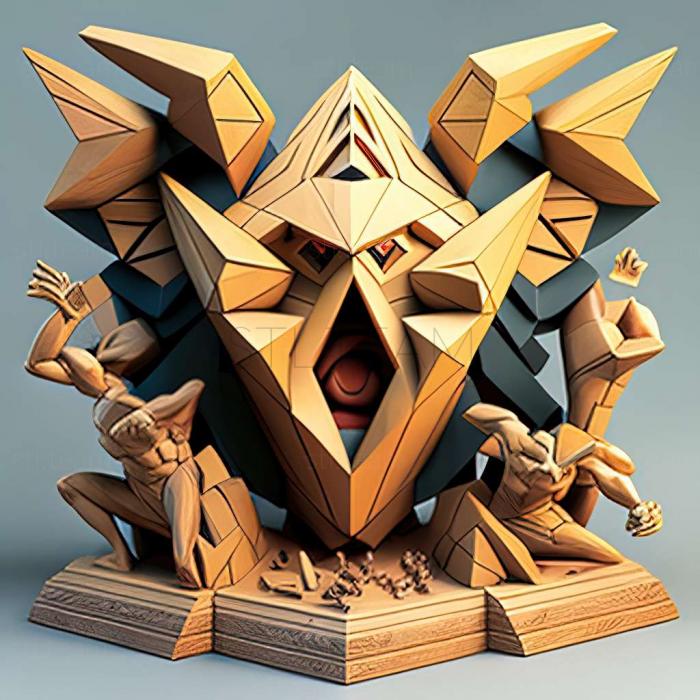 3D модель Знову щасливий Battle Pyramid VS Registeel (STL)